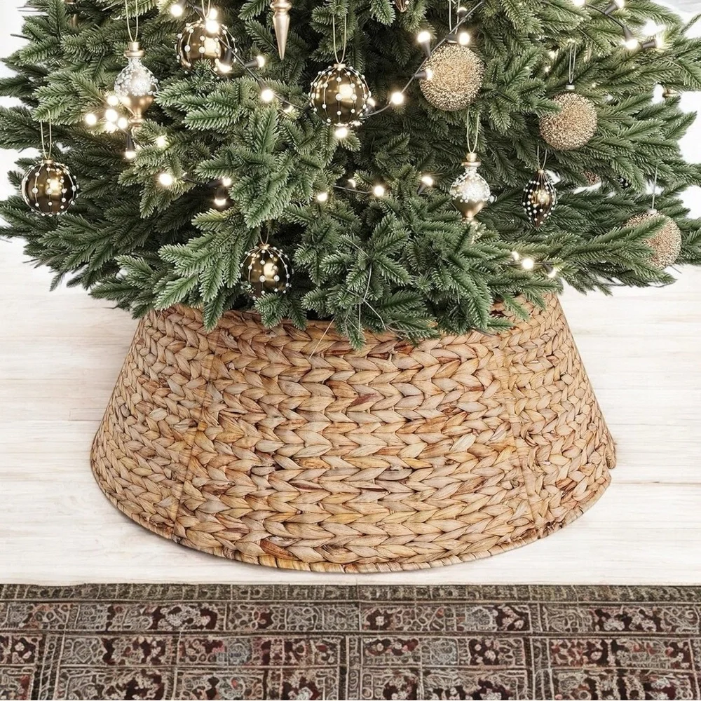 NEW West Elm Boho Rattan Wicker 28